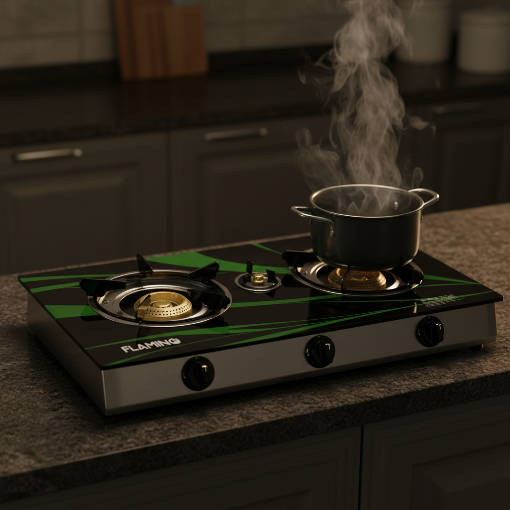 Flamino 3 Burner Gas Stove - FGS-3000G - Image 3