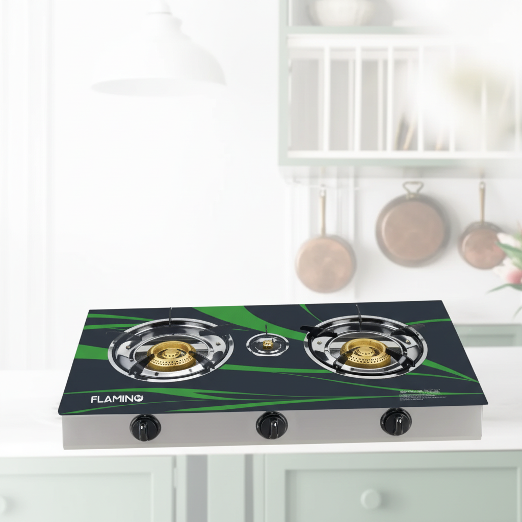 Flamino 3 Burner Gas Stove - FGS-3000G - Image 4