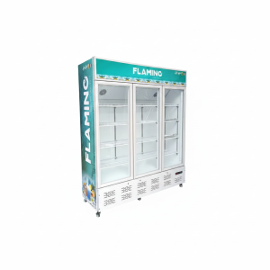Flamino 950 Liter 3-Door Showcase Fridge - FLM-1080C-SS3D