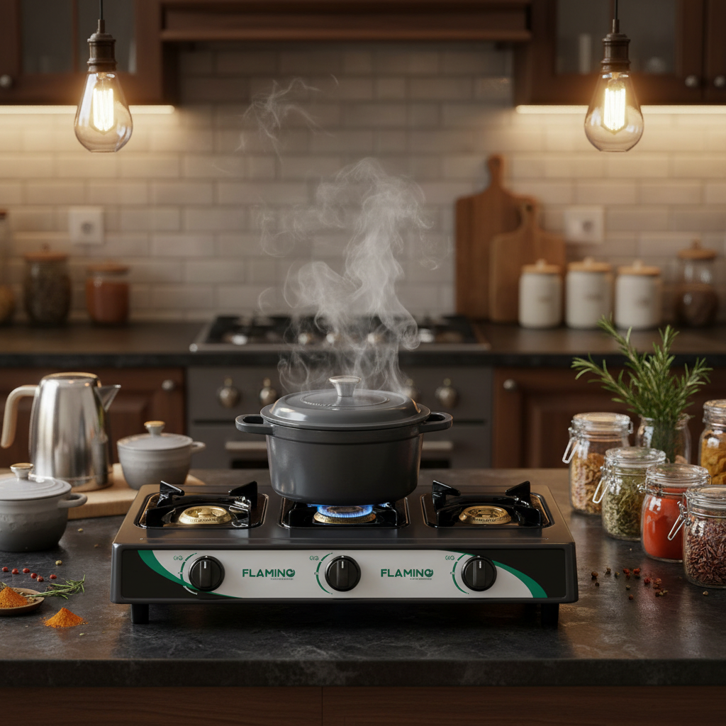Flamino 3 Burner Gas Stove – FSG-30BR - Image 3