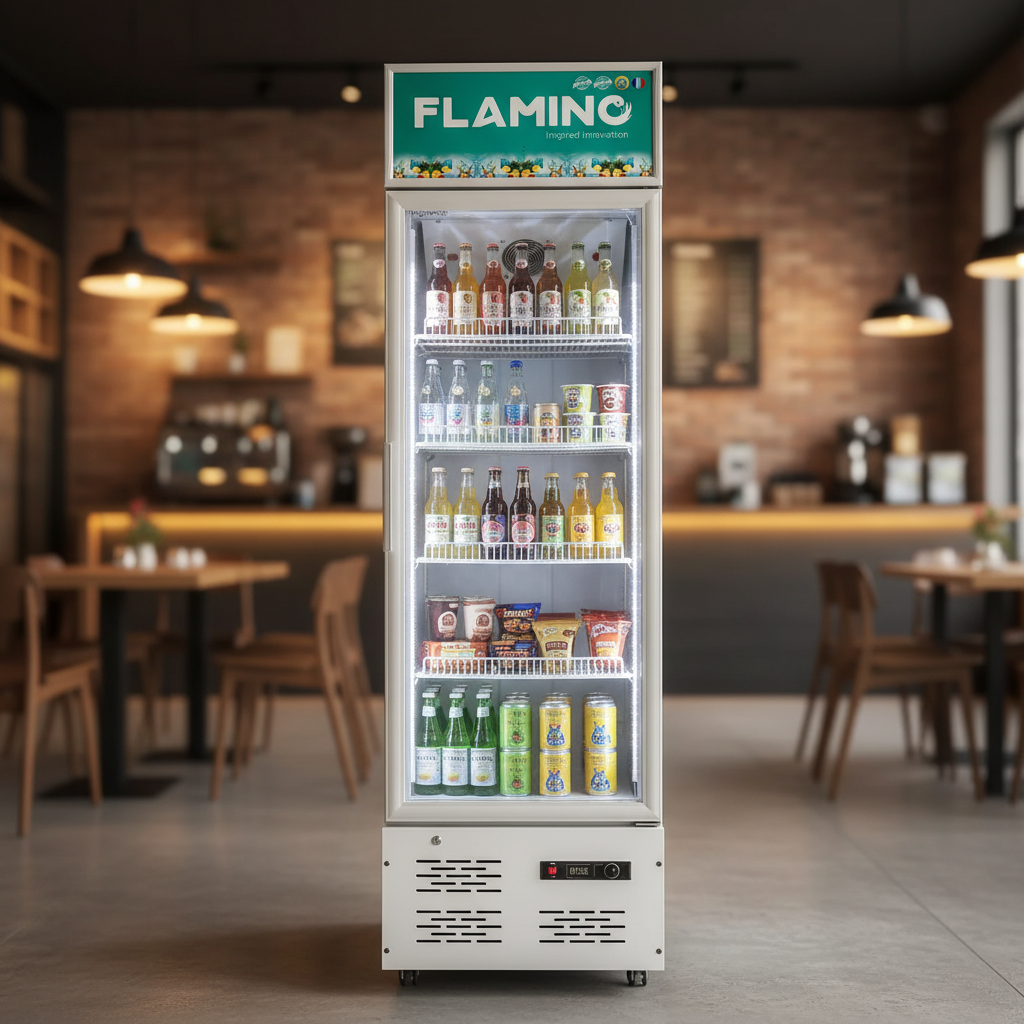 Flamino 350 Liter Single Door Showcase Fridge - FLM-350BC-1D - Image 4