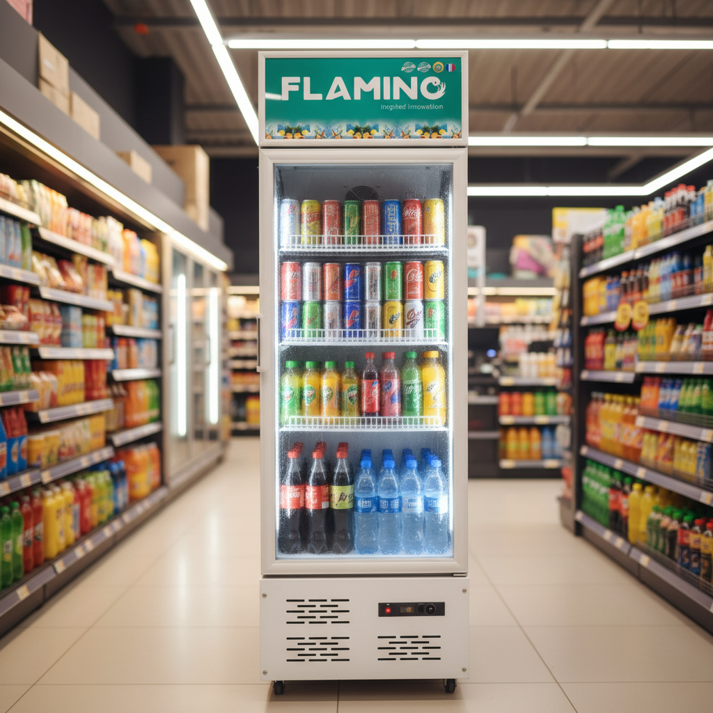 Flamino 350 Liter Single Door Showcase Fridge - FLM-350BC-1D - Image 2