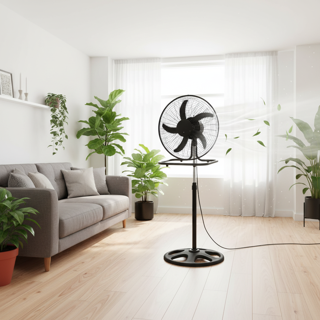 Decakila Stand Fan 18" - 60W - KEFC028B - Image 4