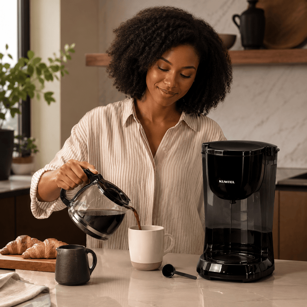 Kumtel 1.25L Drip Coffee Maker 750W - HFCM-01 - Image 2