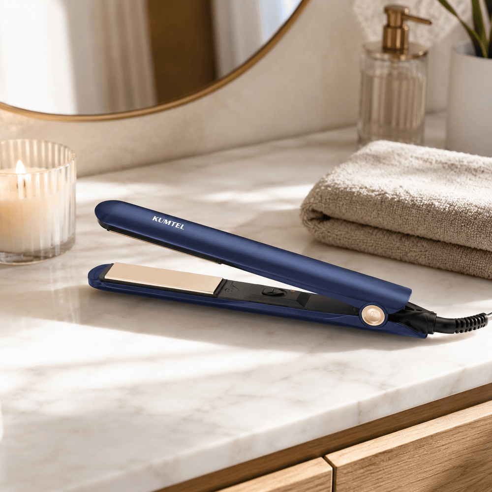 Kumtel 2-in-1 Hair Straightener and Curler 45W - HTHS-02 - Image 4