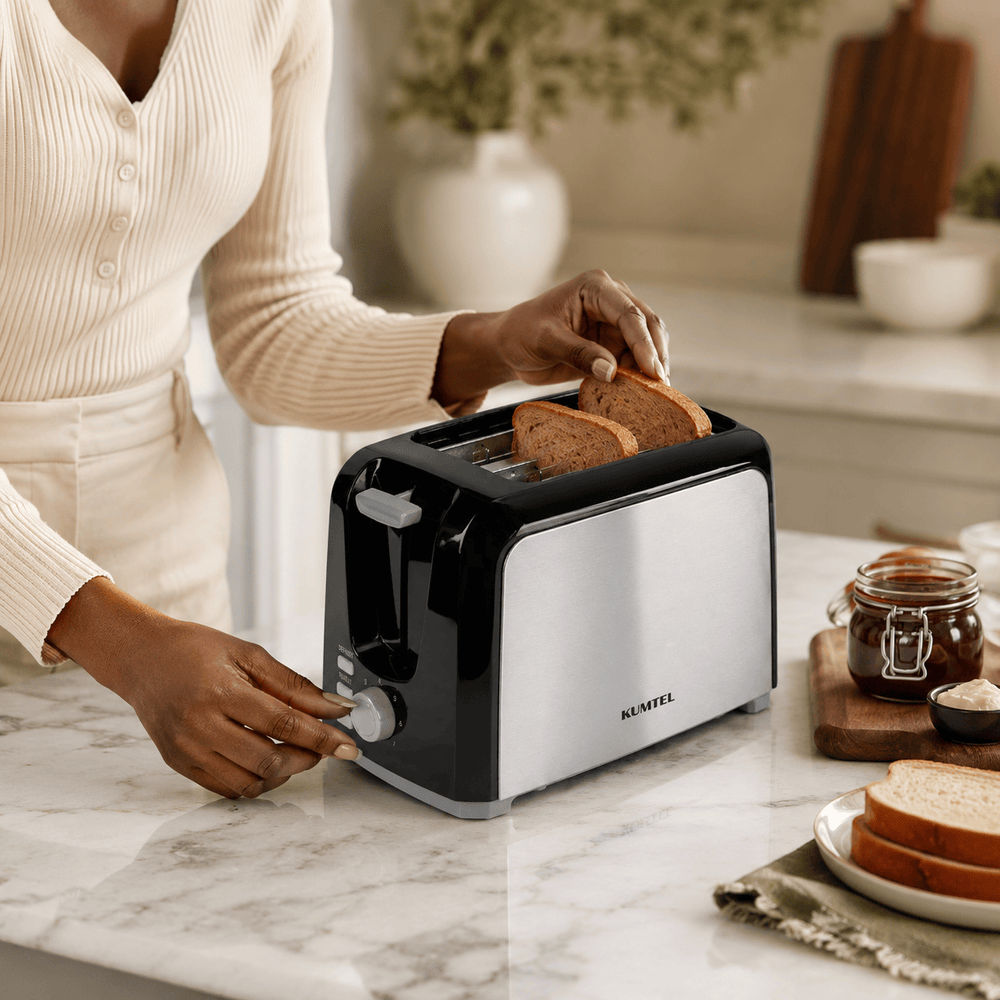 Kumtel 2-Slice Toaster 750W - HTS-02 - Image 3