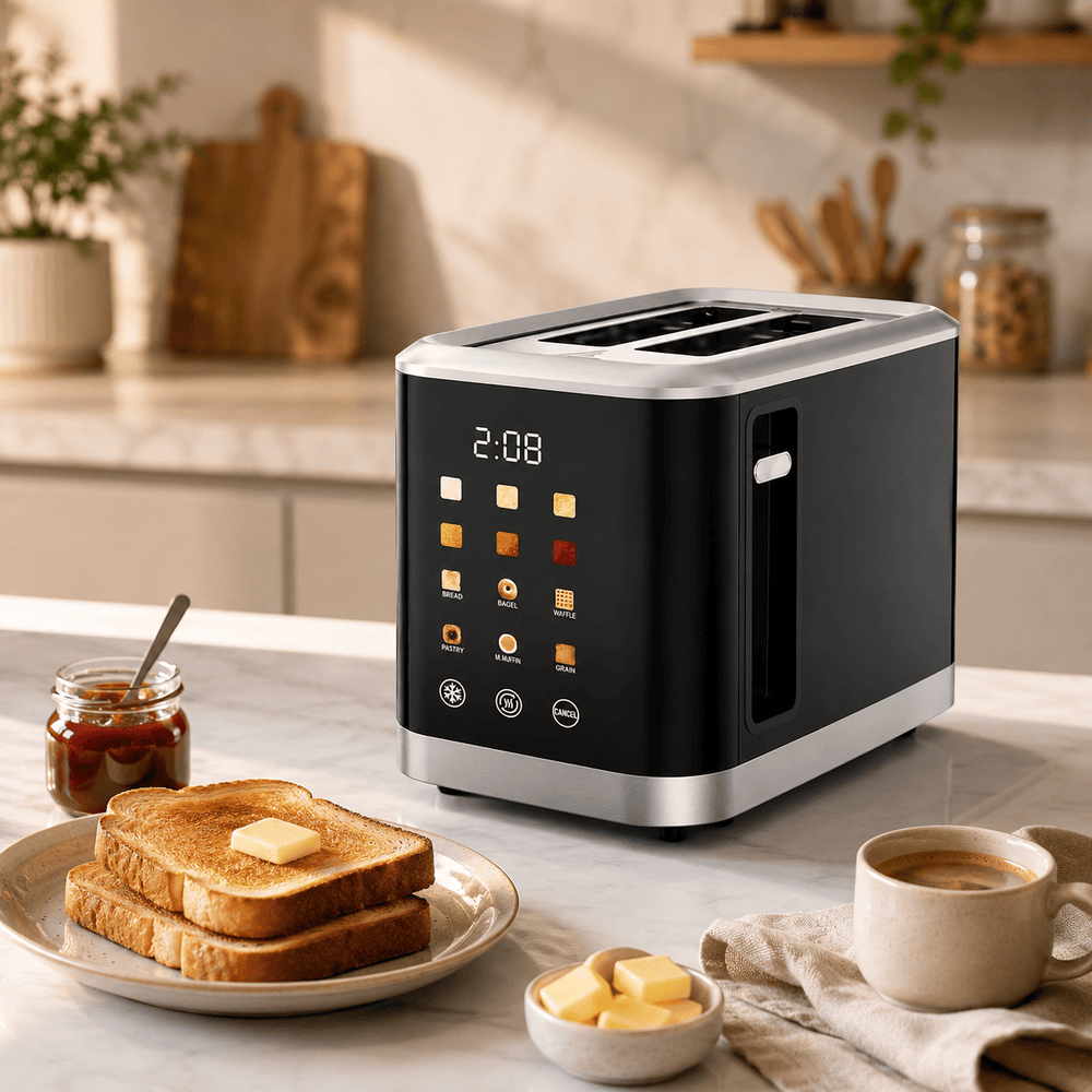 Kumtel 2-Slice Touchscreen Toaster 800W - HTS-03 - Image 2