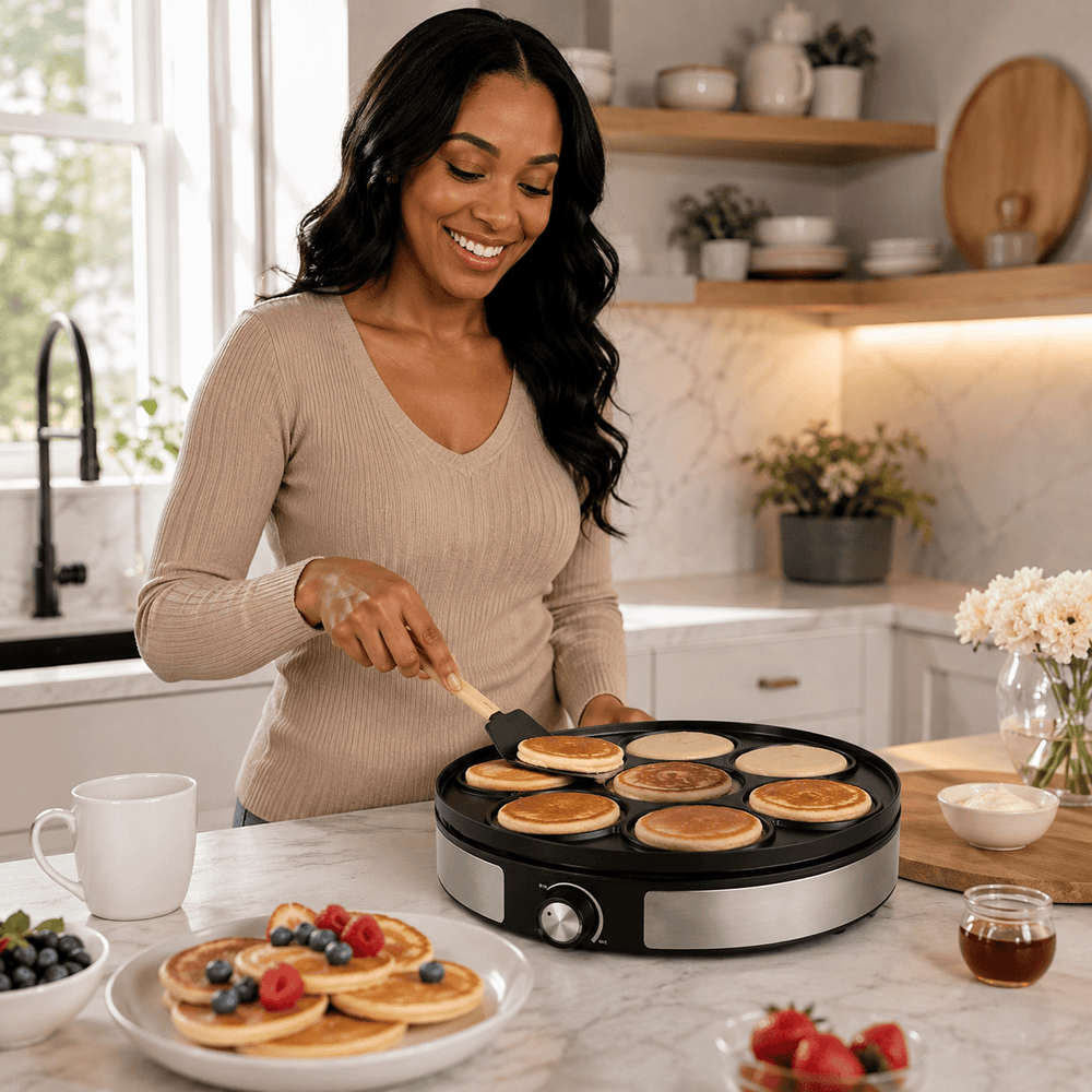 Kumtel 330cm Non-Stick Crepe Pancake Maker 1500W - HPM-03 - Image 3