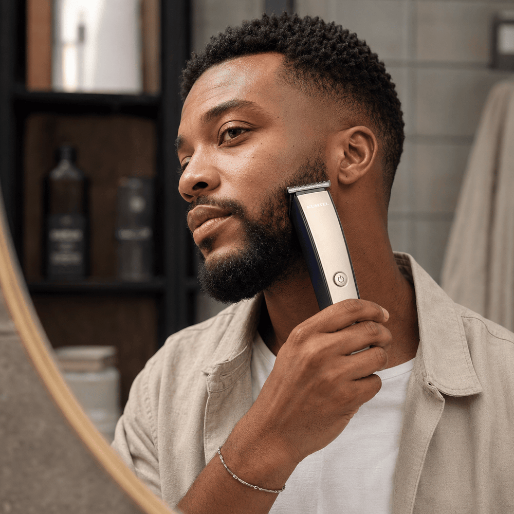Kumtel Cordless Hair and Beard Trimmer 800mAh Battery - HCT-01 - Image 2