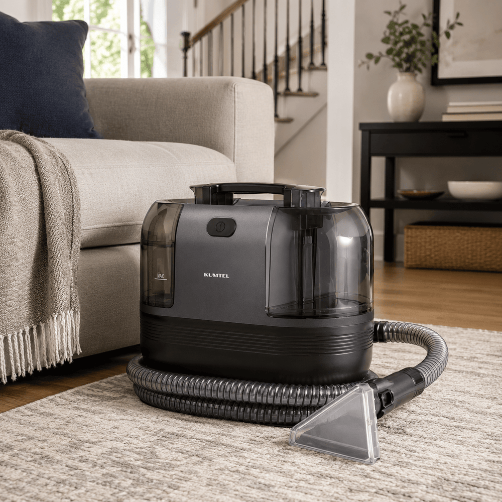 Kumtel Portable Carpet & Upholstery Cleaner 450W - HCC-02 - Image 2