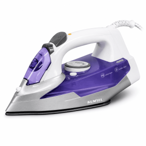 Kumtel Teflon Steam Iron with Vertical Steam 2200W Purple- HMU-01