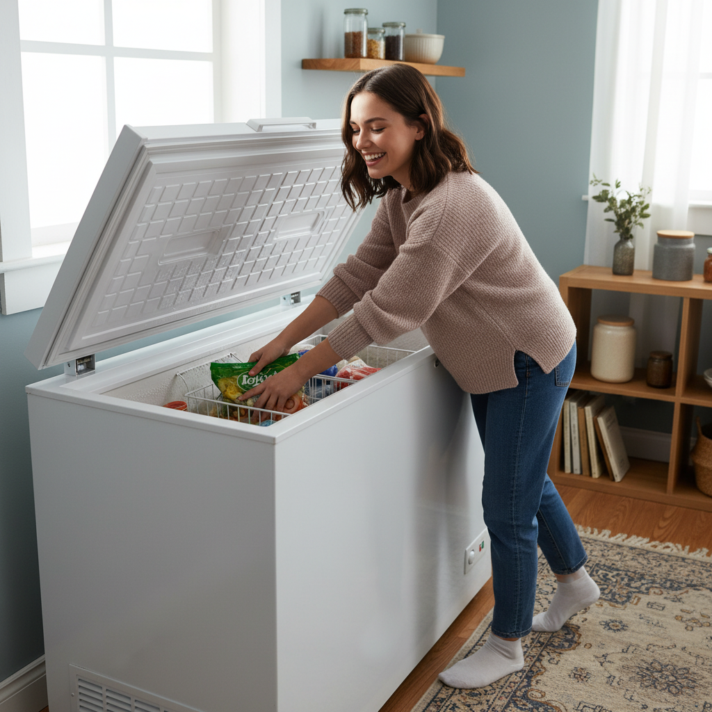 Rainbow Chest Freezer RCF-2530-1A - 200L - Image 4